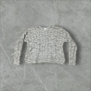 Gray Wool Knit Sweater